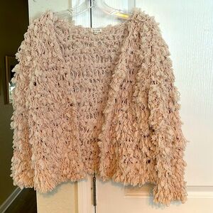 EUC - WORN ONCE! PINK TEXTURED JACKET